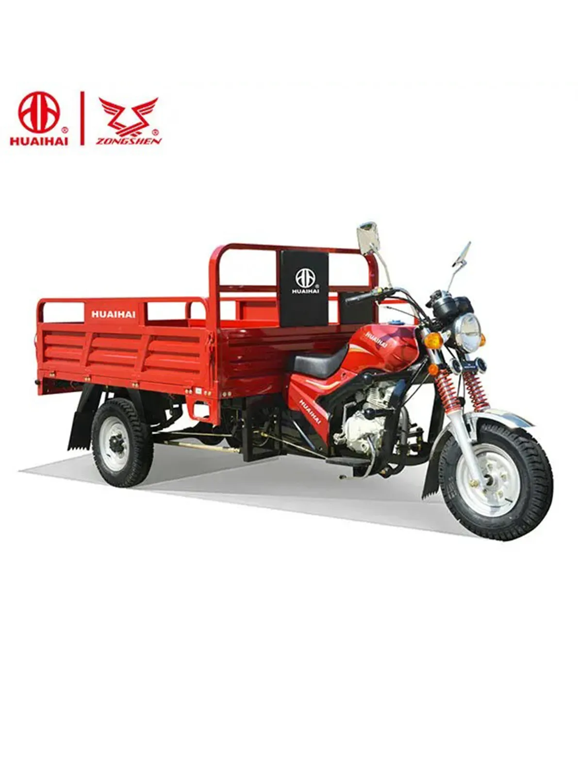 huaihai brand 3 three wheel gasoline petrol power motor cargo tricycle in Ghana