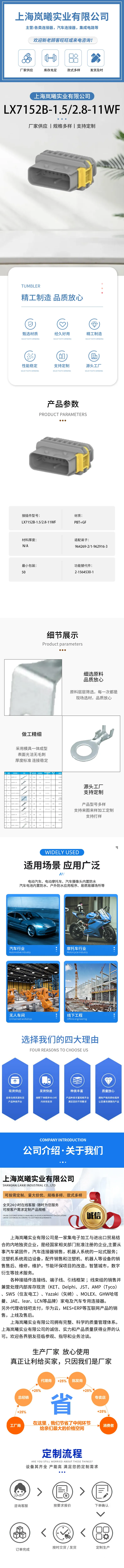 LX7152B-1.5/2.8-11WF（2-1564530-1） — product specifications