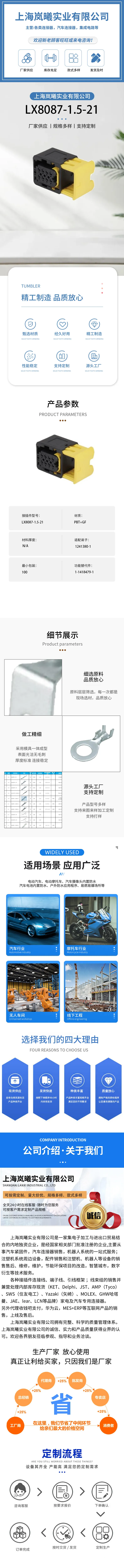 LX8087-1.5-21（1-1418479-1） — product specifications
