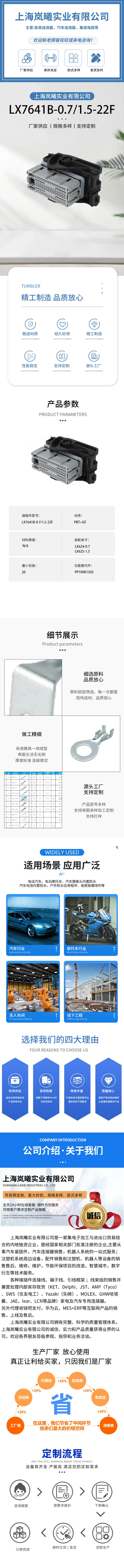 LX7641B-0.7/1.5-22F（PP10001502） — product specifications